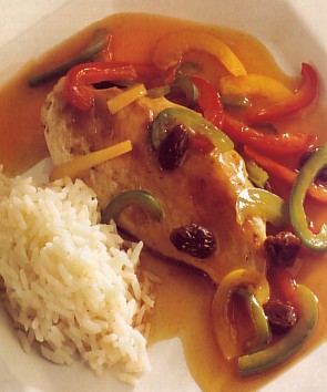 Poulet sauté et épicé (estomacs sensibles s'abstenir)