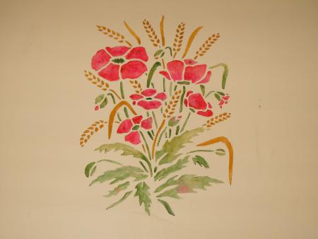 peinture au pochoir